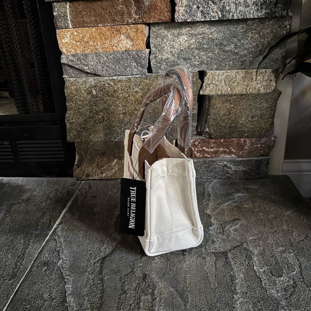 NWT True Religion Mini Tote Bag - Picture 4 of 10